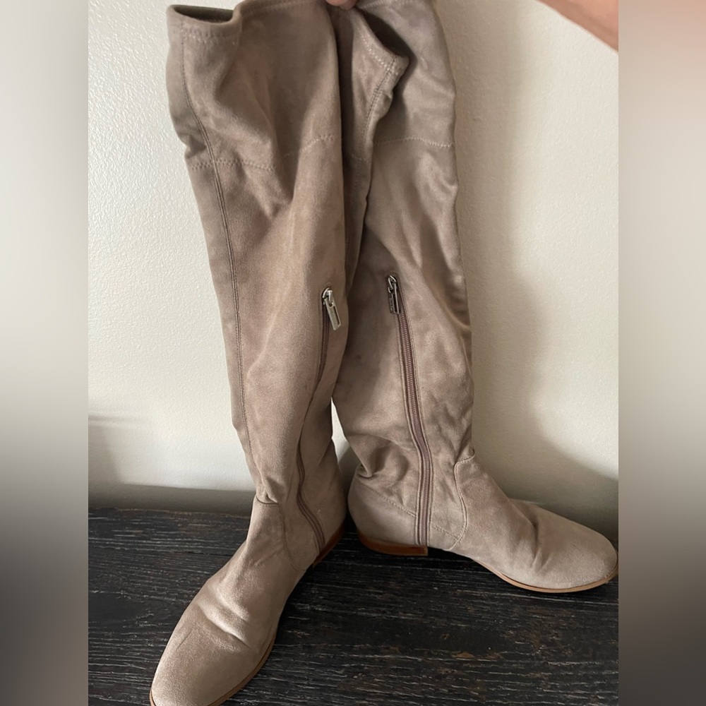 Calvin Klein suede boots